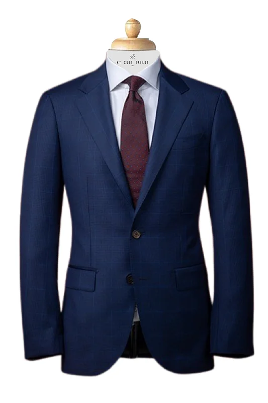 Blue Glen Plaid Suit - VBC