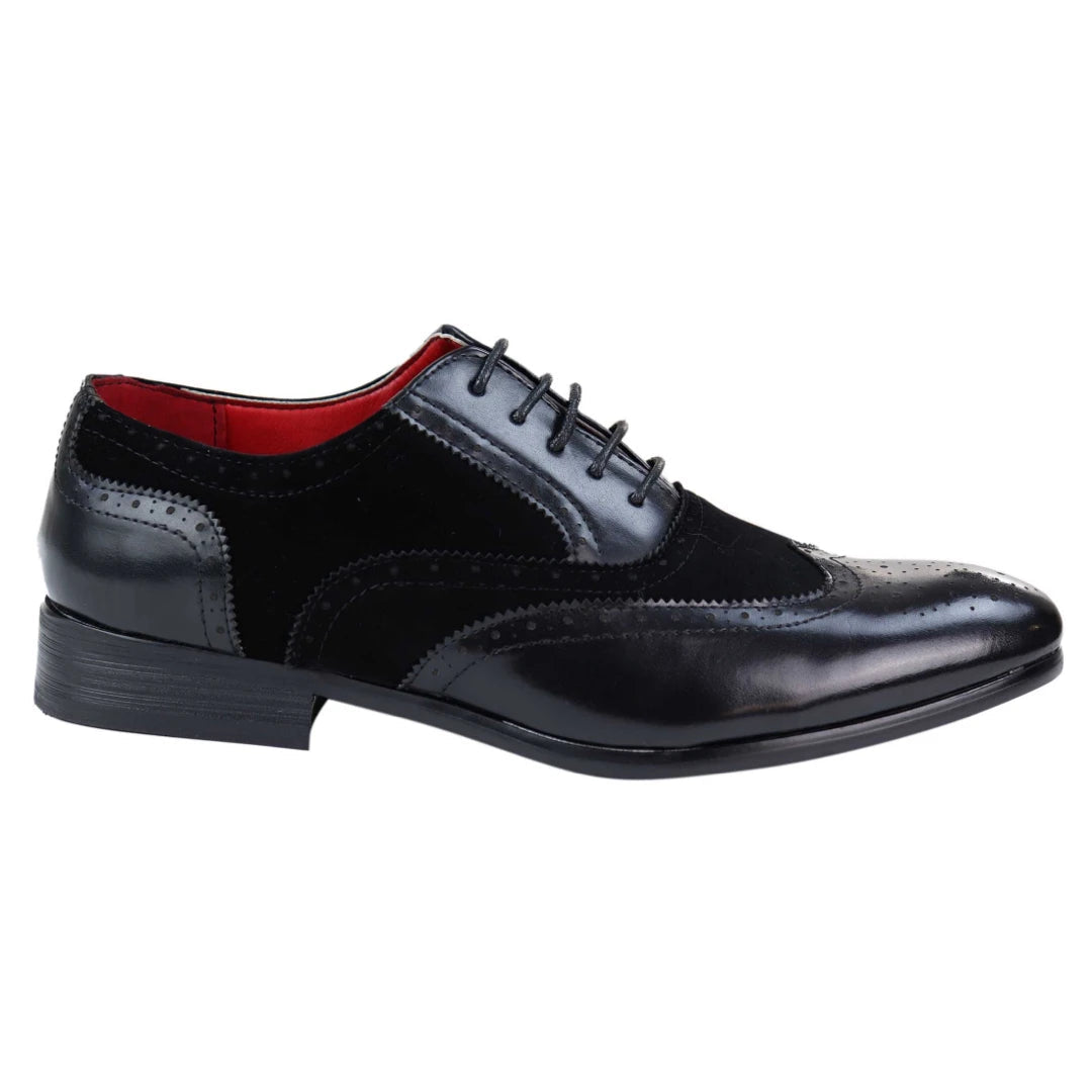 Mens PU Leather Oxford Shoes