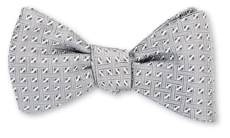 Steel Ardmore Bow Tie - B5086