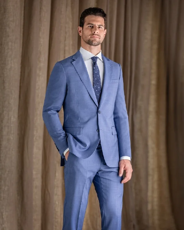 MaxDavoli Solid Modern Suit