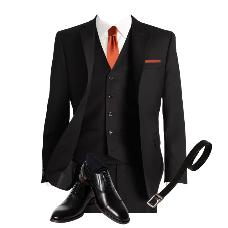 Black Suit wedding