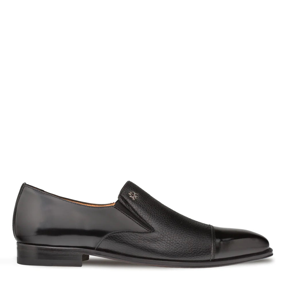 Mezlan Milani Slip on Italian Loafer Shoe - Black