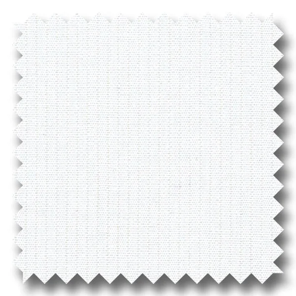 White Tone on Tone Stripe 2Ply Voile - Custom Dress Shirt