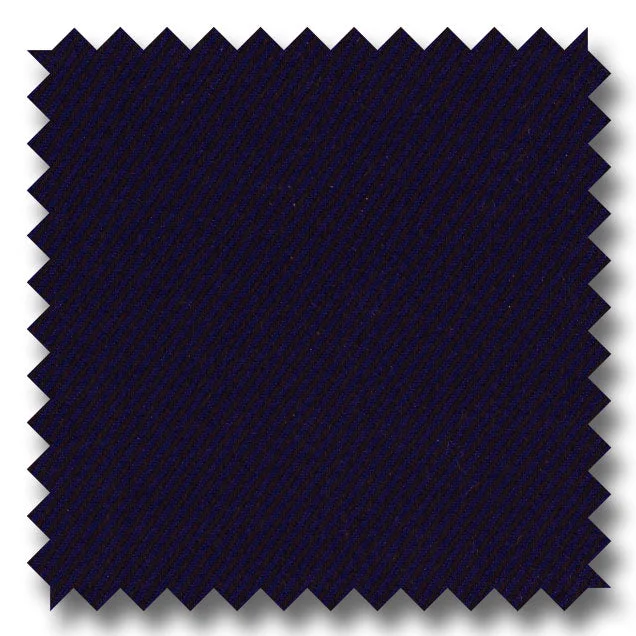 Navy and Black Stripe 2Ply Twill  - Custom Dress Shirt