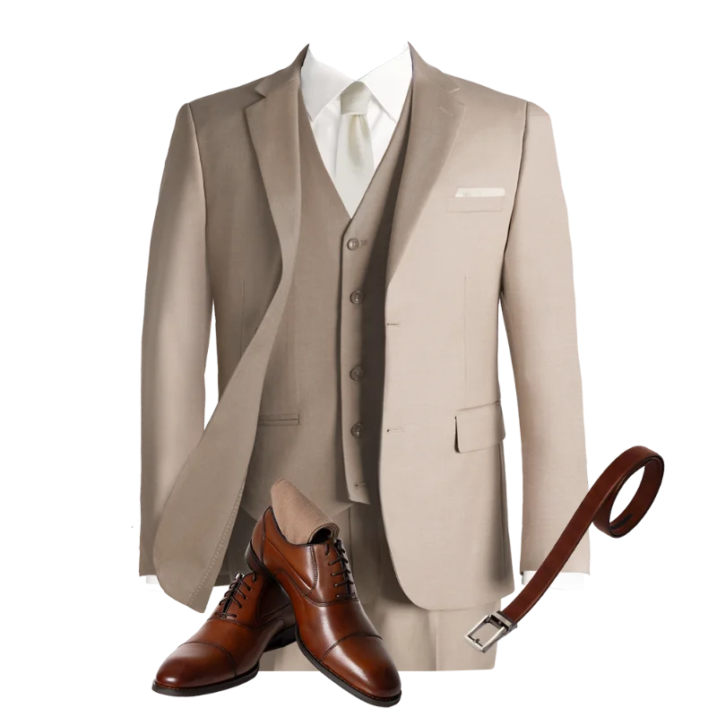 Beige Suit