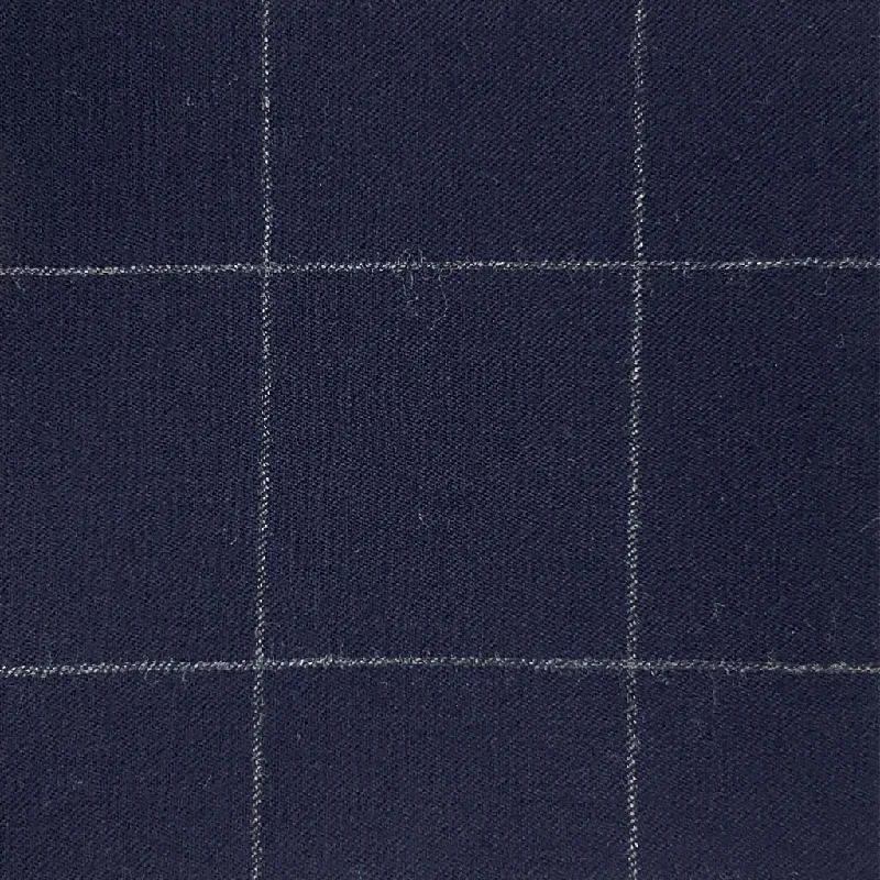 Navy Windowpane