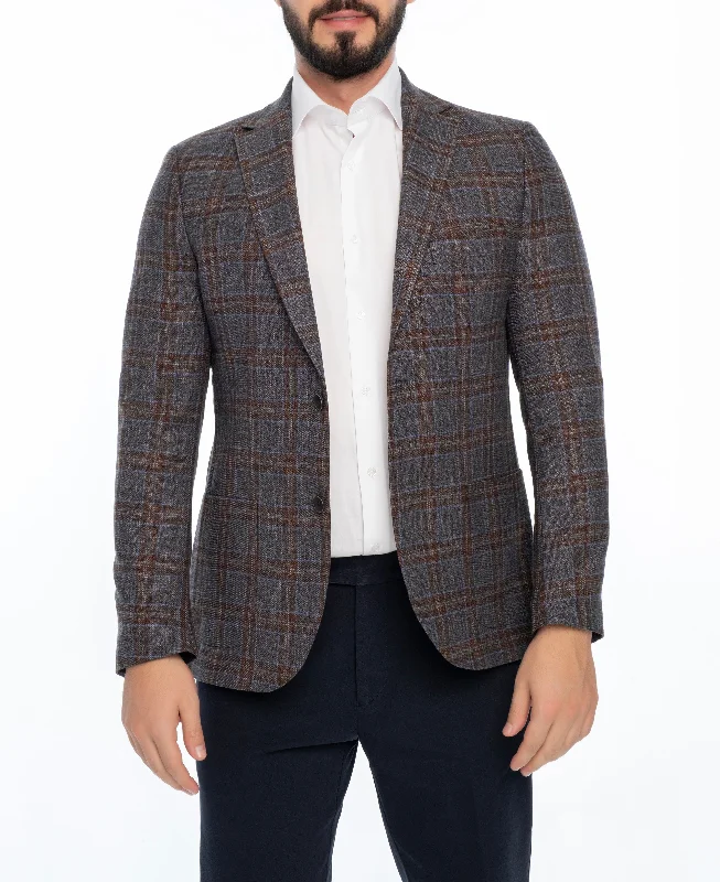 MARION REGULAR FIT PLAID SPORT COAT