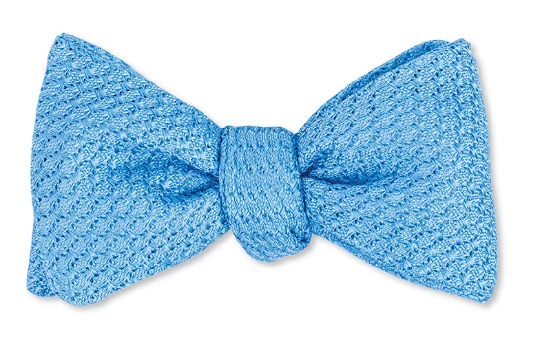 Light Blue Grenadine Bow Tie - B5667