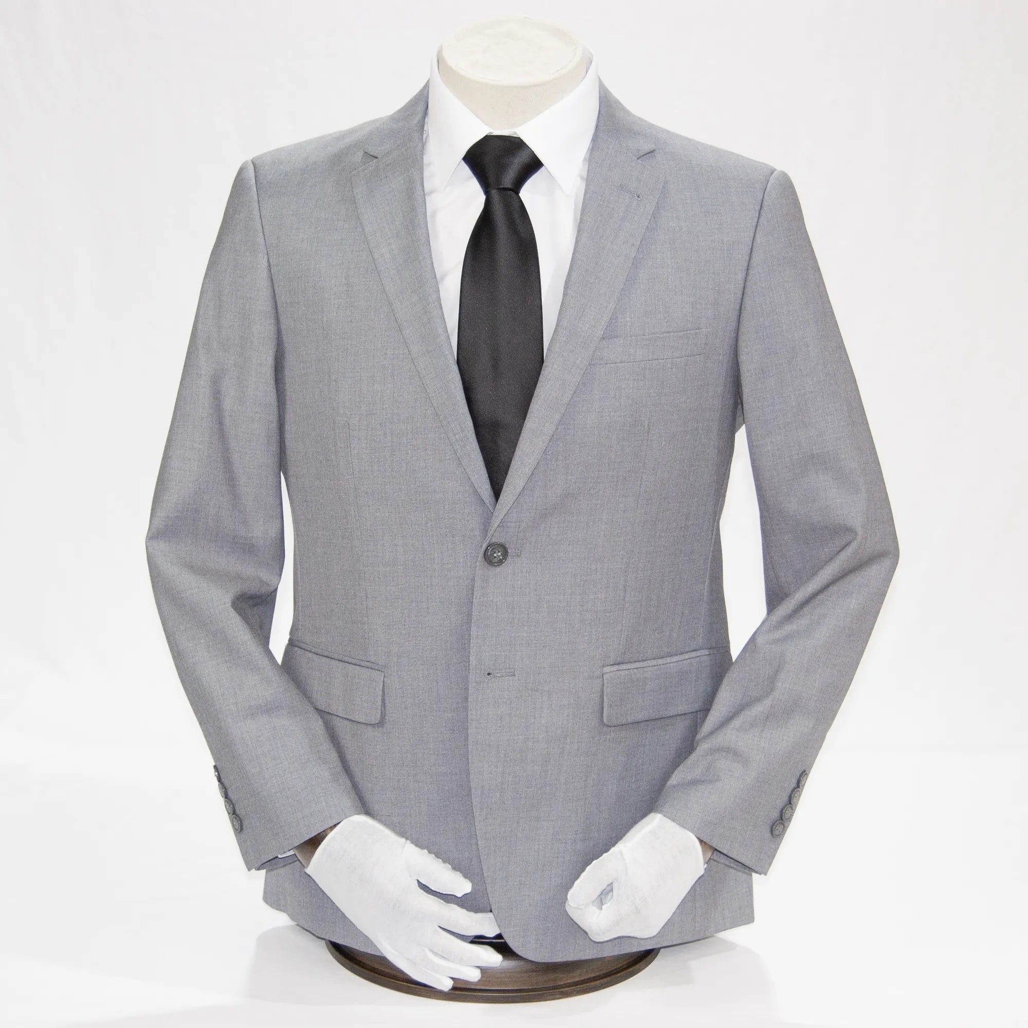 Gray Classic 2-Piece Slim-Fit Suit