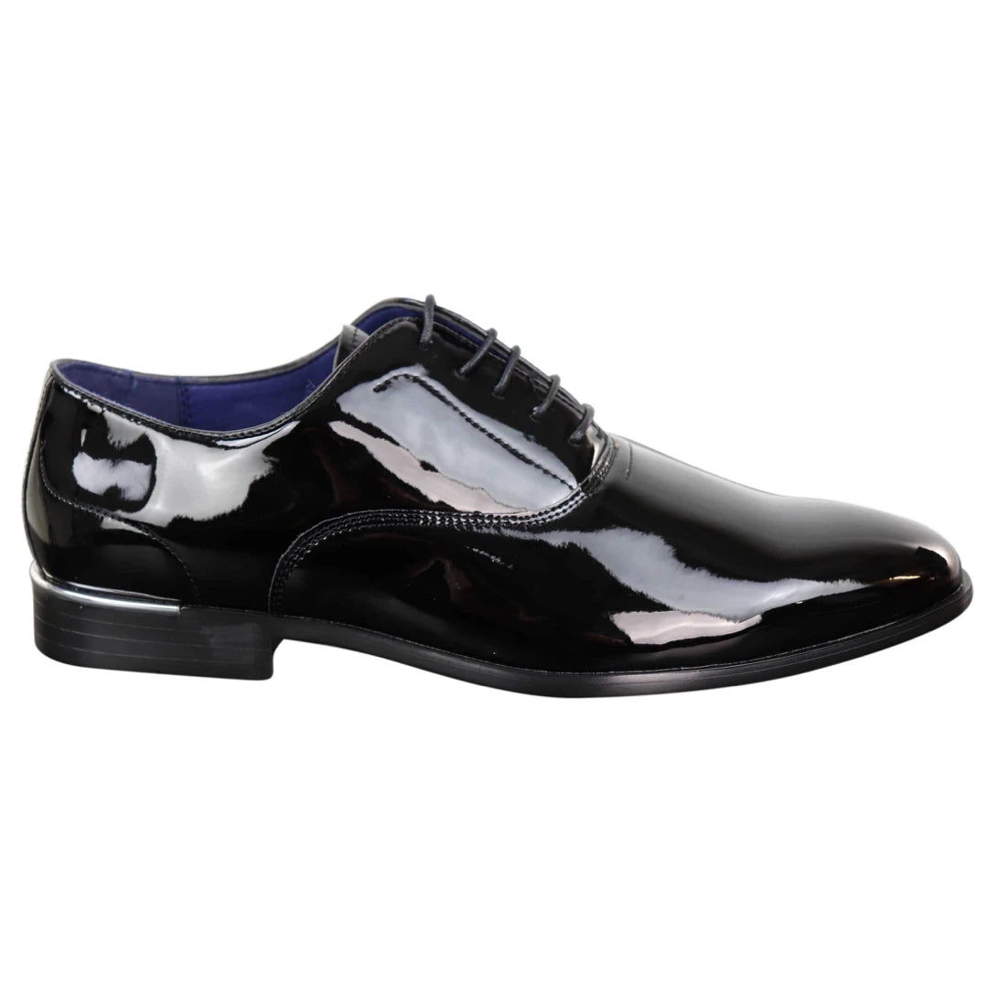 Mens Patent Shiny Formal Shoes