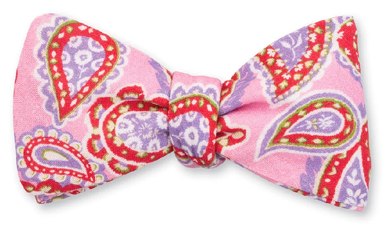 Pink Florentine Bow Tie - B5469