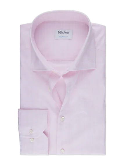 Fitted Body - Checked Stretch Shirt