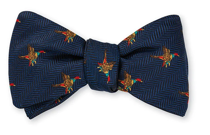 Navy Edgewater Ducks Bow Tie - B5353