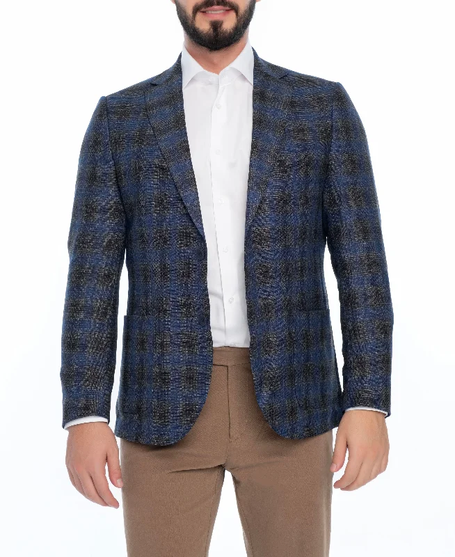 MANGO REGULAR FIT PLAID SPORT COAT