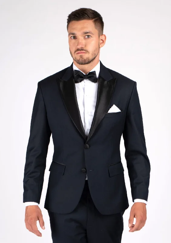 Navy Twill Tuxedo & Tux Shirt Combo - Castrichini Party