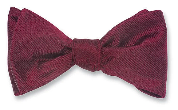 Burgundy Derwin Repp Bow Tie - B2654