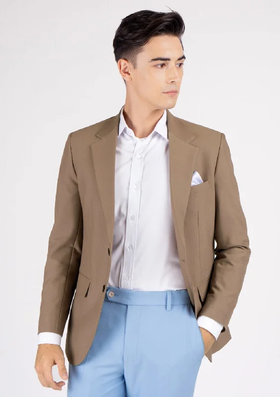 Astor Light Brown Stretch Jacket