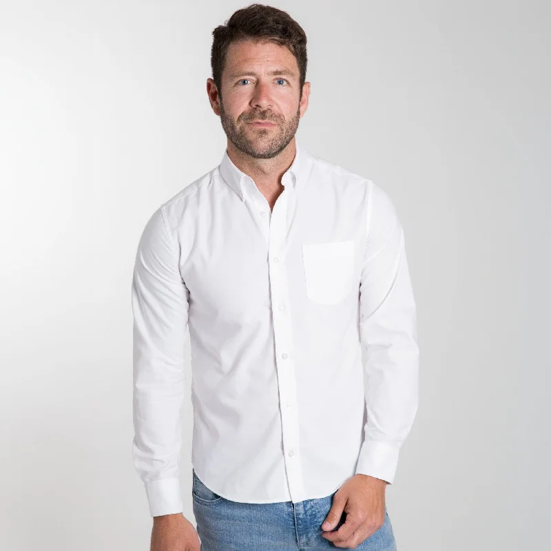 White Oxford Wrinkle Free Shirt