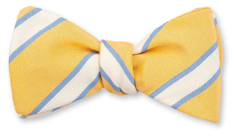 Yellow Dudley Stripes Bow Tie - B5447