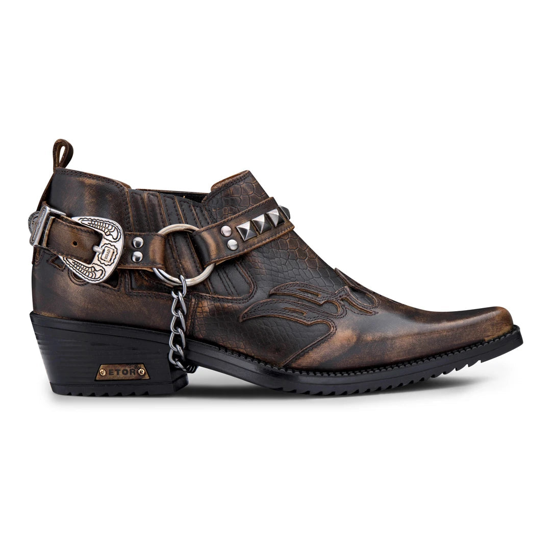 Men's Leather Cowboy Shoes