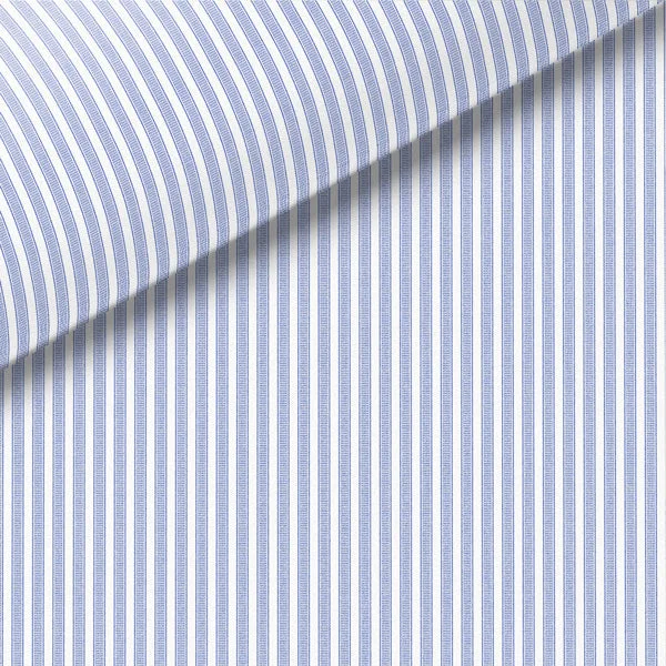 Blue Stripe Broadcloth Dress Shirt