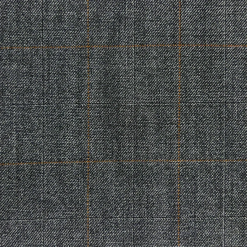 Westwood Hart Charcoal Grey Brown Windowpane Bamboo Suit