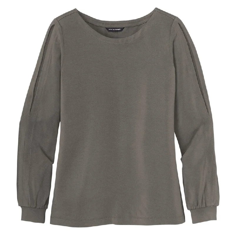 Port Authority ® Ladies Luxe Knit Jewel Neck Top