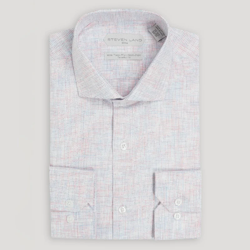 The Colm Dress Shirt | Semi Spread Collar | Mitered Barrel Cuff