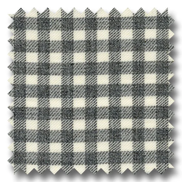 Gray Check Twill - Custom Dress Shirt