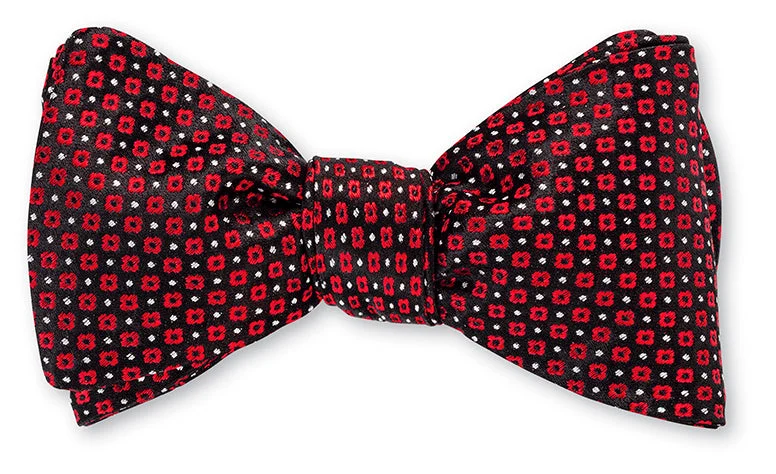 Red Langmore Micro Bow Tie - B5144