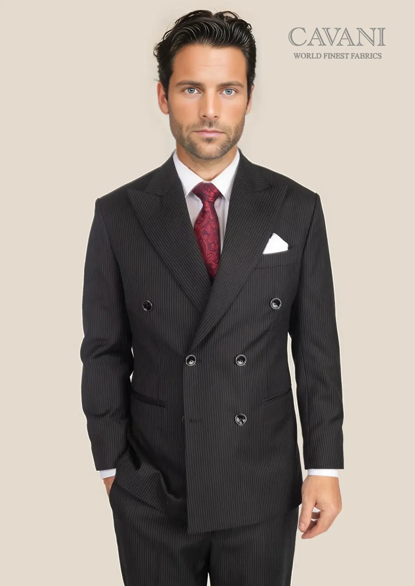 Waverly Black Pinstripe Jacket