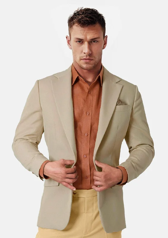 Ellis Dune Beige Cotton Jacket