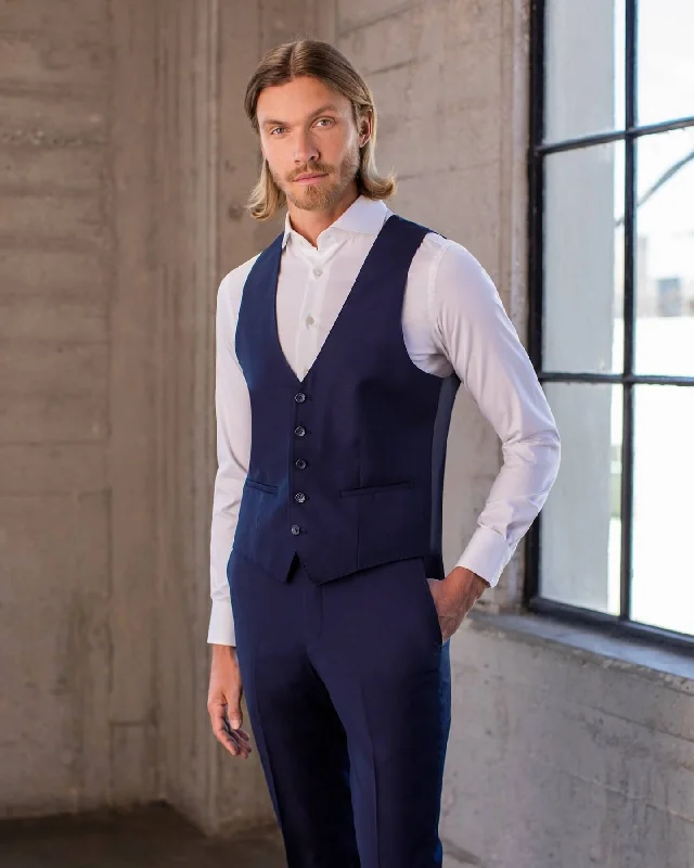 American Blue Solid Vest