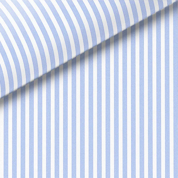 Light Blue Stripe Broadcloth Dress Shirt